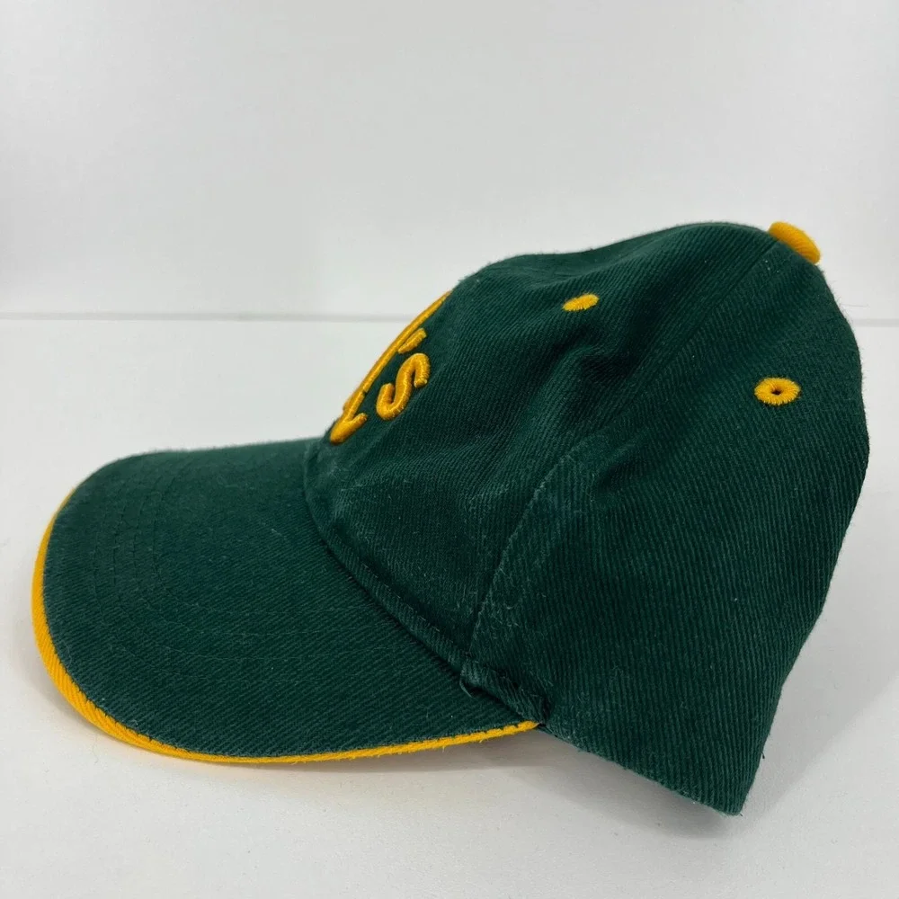 Fan Favorite Oakland Athletics Kids Baseball Cap Green Gold MLB Adjustable Hat